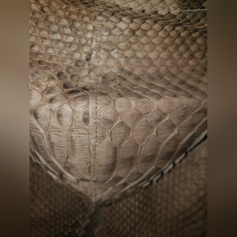 John Anthony genuine python snakeskin reptile neu… - image 5